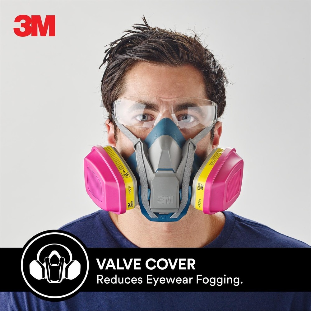 3M Multi-Purpose Quick Latch Respirators With Cool Flow Valve