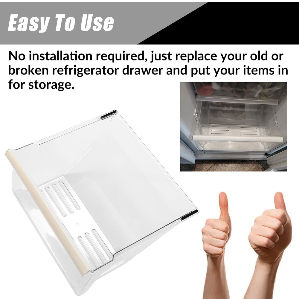 Crisper Pan Bottom Drawer Replace For Whirlpool Refrigerator WP2188664 2188664