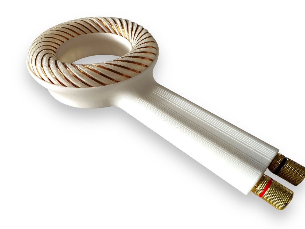 Rodin coil PEMF therapy module, handheld Rodin coil module