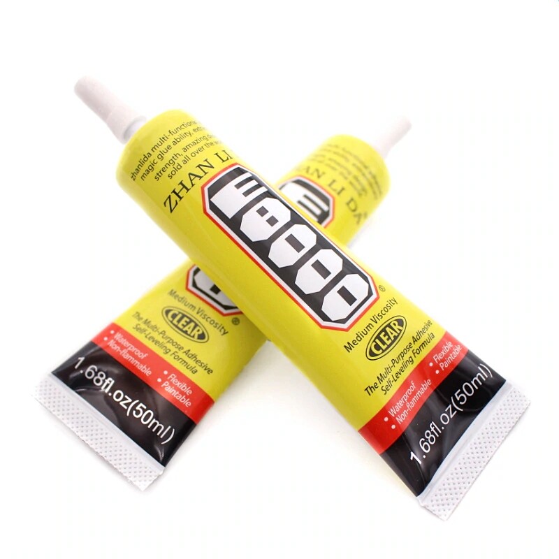 E-8000 Multipurpose High Performance Industrial Glue Semi Fluid Transparent