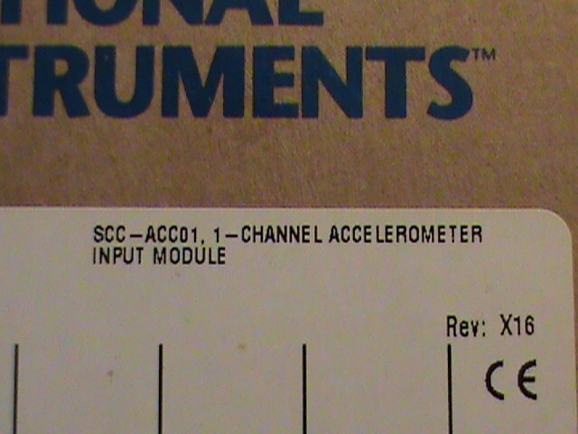 National Instruments NI SCC-ACC01 Accelerometer Input Module