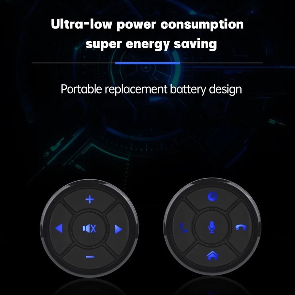 Universal Wireless Car Remote Control Button Smart Steering Wheel Controller Set