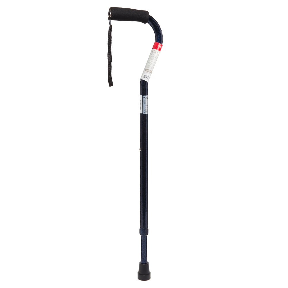 Mobility Offset Handle Cane, Ice Blue