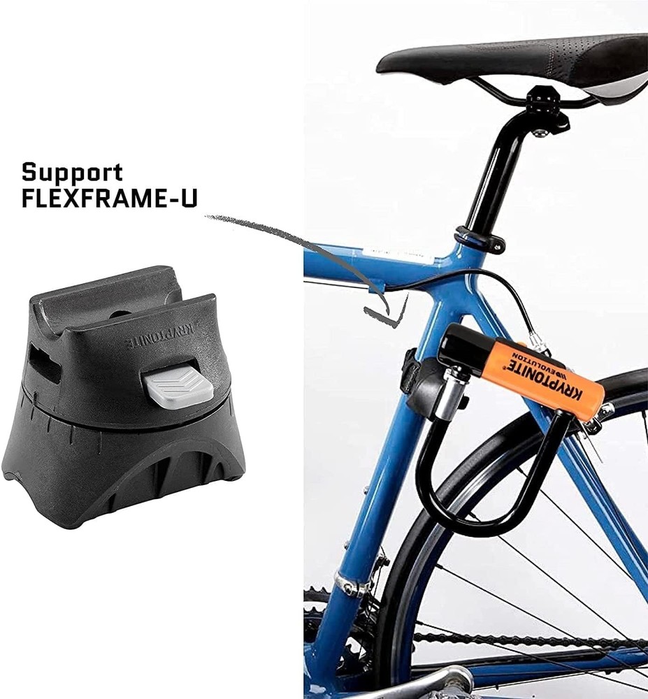 Kryptonite Evolution Mini-5 Bike U-Lock, Heavy Duty Anti-Theft Bicycle U Lock,