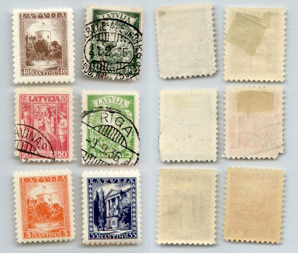 Latvia 🇱🇻 1932 SC 174-179 mint or used. rtc8745