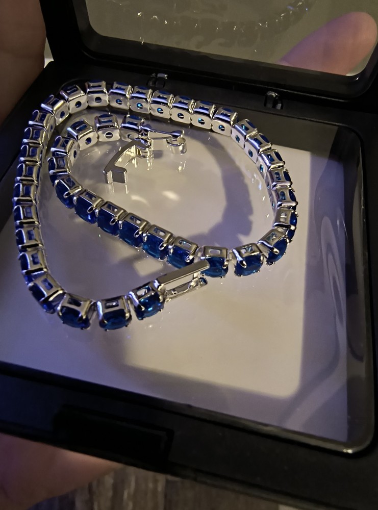 Open Box Apsvo Sapphire September Birthstone Clamp Bracket