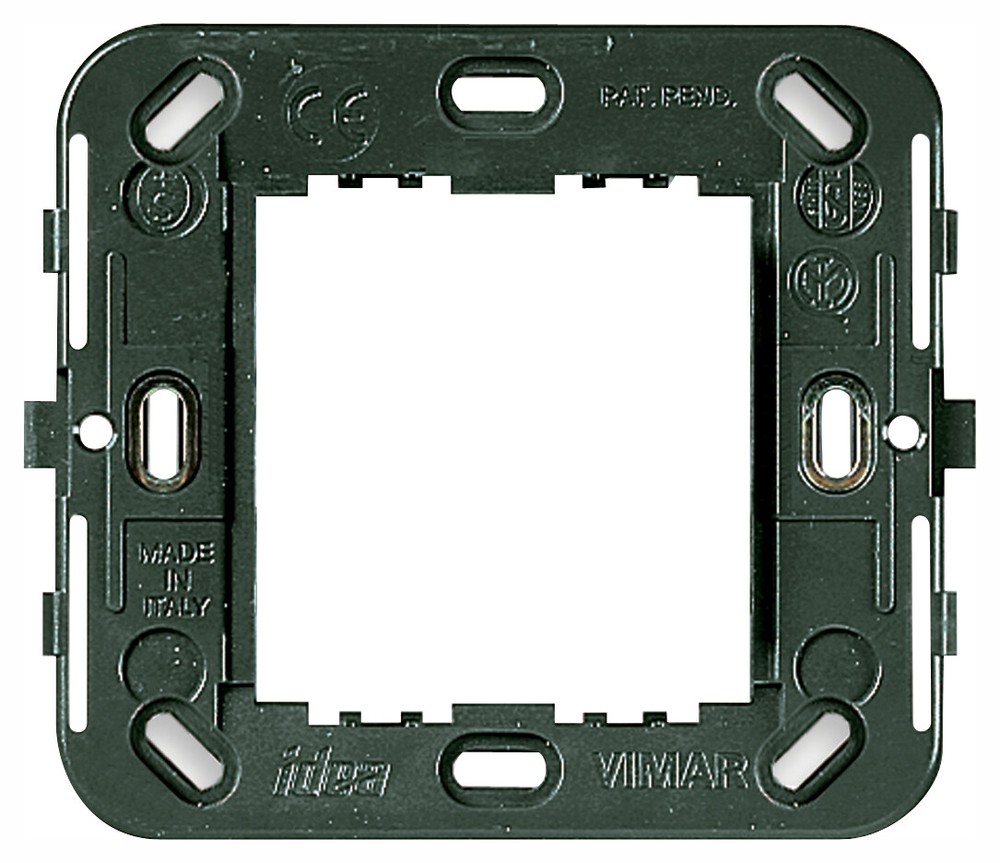 Vimar 17087 Idea 60mm Grey Flush 2-Reduced Module Switch Mounting Frame