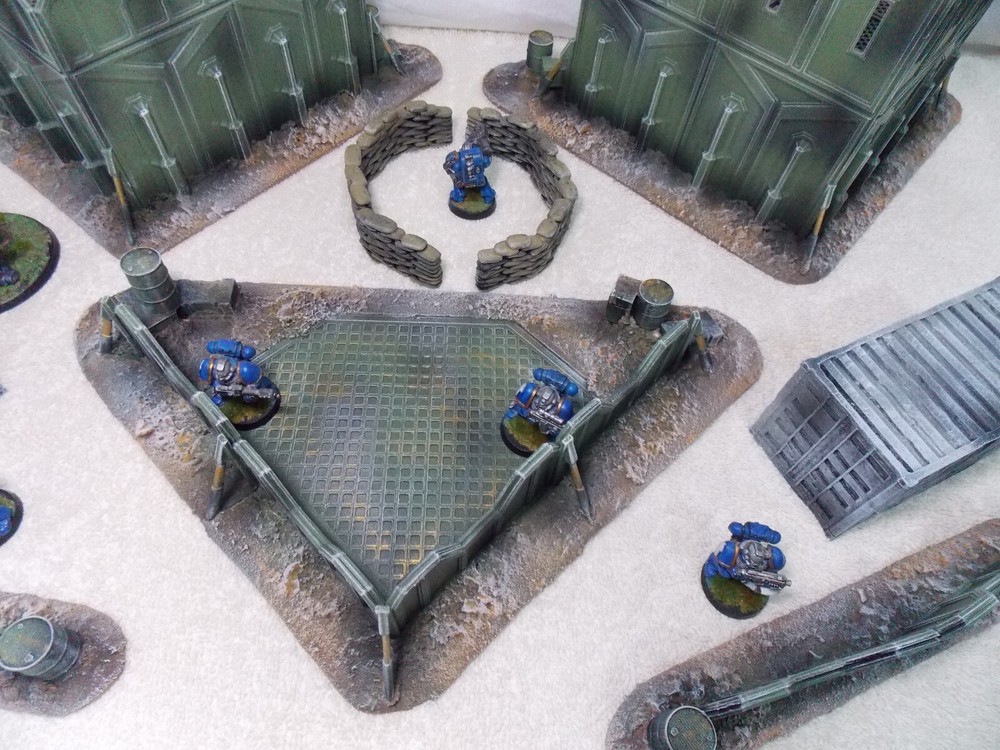 WARGAMING TERRAIN PAINTED BUNDLE 9 PIECE SET...ADVANCE ORDERS