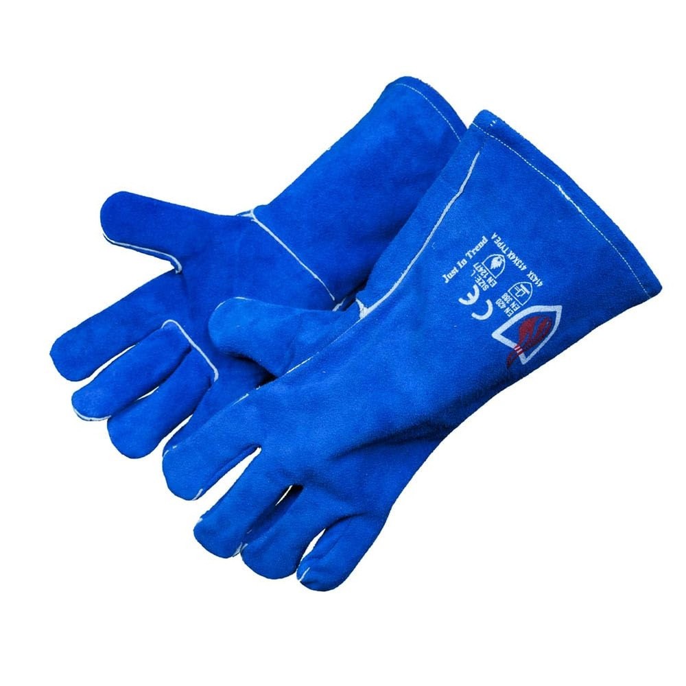 Flame/Heat Resistant Welding Gloves - Polycot Lining - 1 Pair X-Large