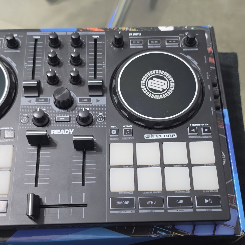 Reloop Ready Portable Double Deck DJ Controller for Serato Loop/Sampler Filter