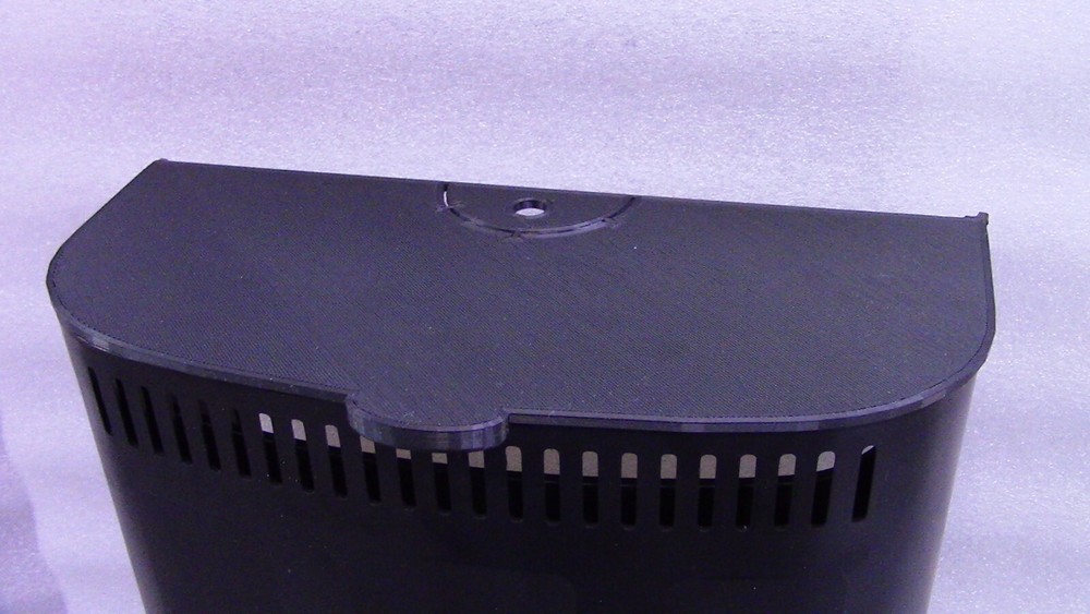 Aqueon Center (Megaflow) Overflow Lid Single Pack 3D Printed Black