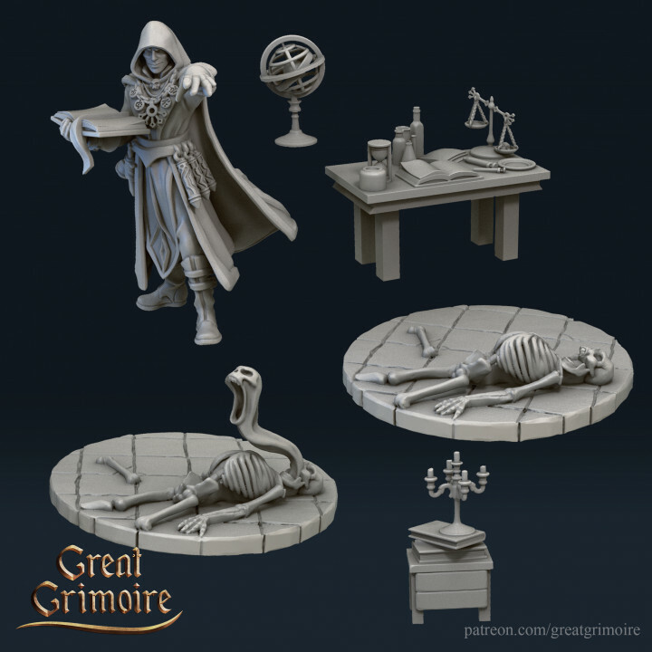 Necromancer Miniature | D&D DnD |