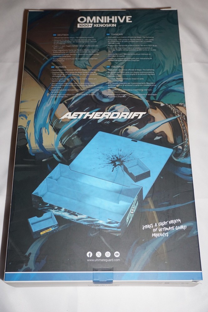 MTG Omnihive Xenoskin 1000+ Aetherdrift Ultimate Guard Deck Box NEW