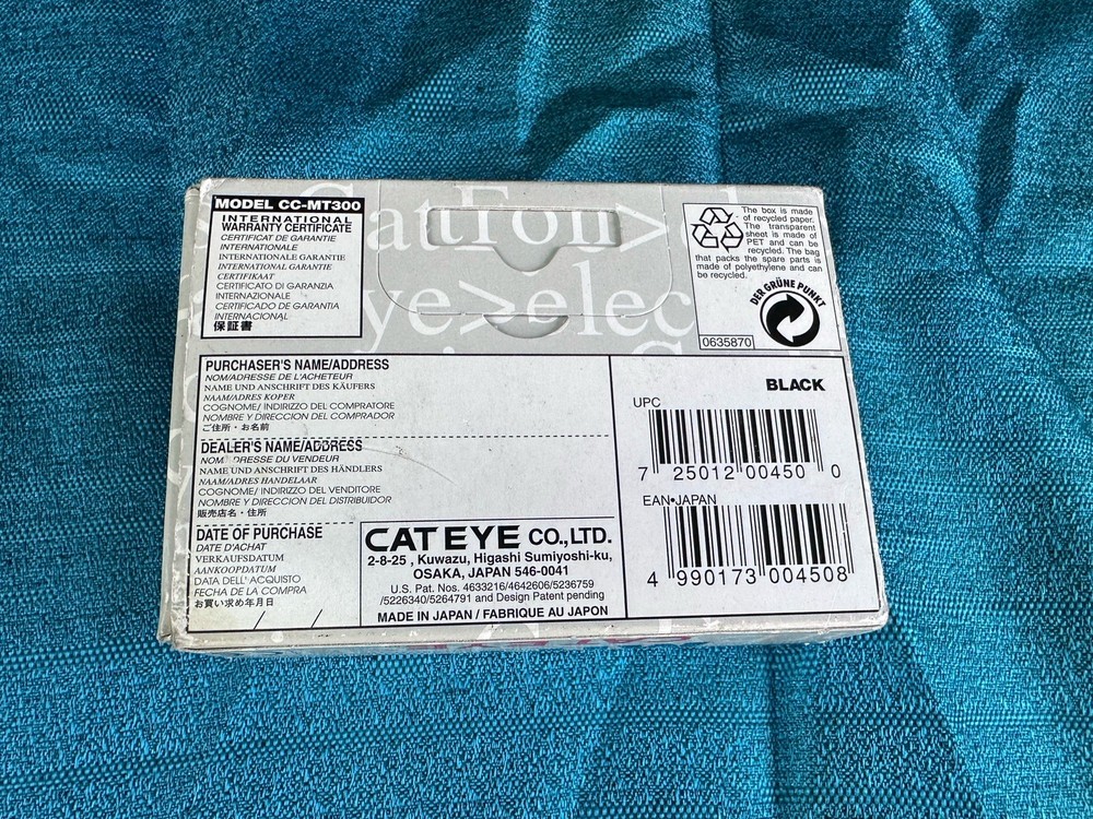 Cat Eye Mity 3 Bicycle Cyclocomputer CC-MT300