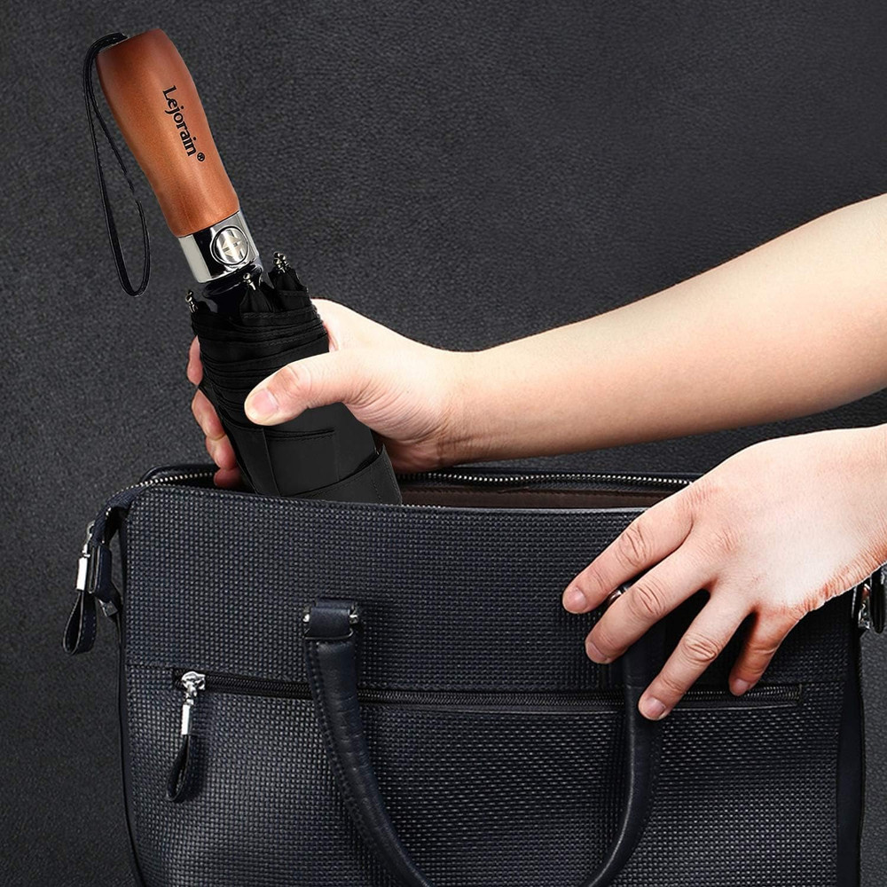 Large Compact Golf Umbrella - Oversized Auto Open Close Folding Golf Umbrella Tr