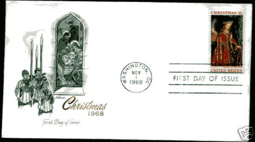1363 1968 Christmas Artmaster,  FDC