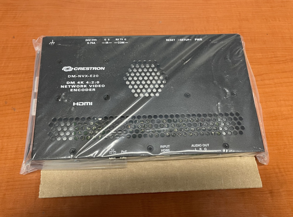 Crestron DM-NVX-E20 4K60 4:4:4 HDR Network AV Encoder 6511648