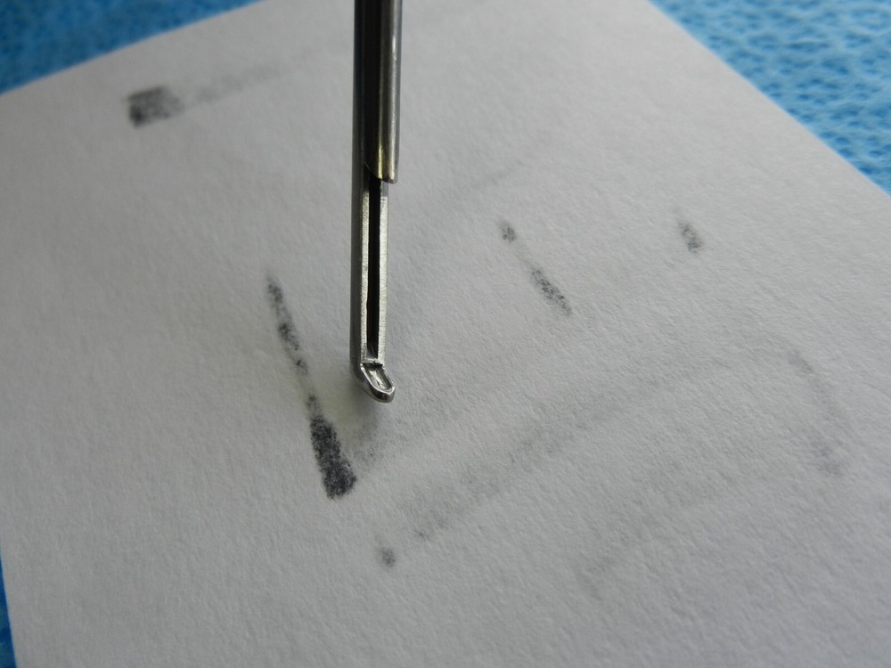 D7637 Ruggles Diamond 2mm Medium Ceramic Coated Kerrison Rongeur RD4822M