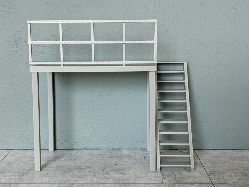 1/24 Scale Garage Loft Platform - Model Car Diorama Accessory