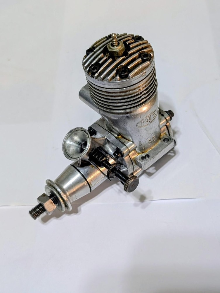 K & B 35 SERIES 75 CONTROL LINE ENGINE, PRE-OWNED, EXCELLANT COMPRESSION