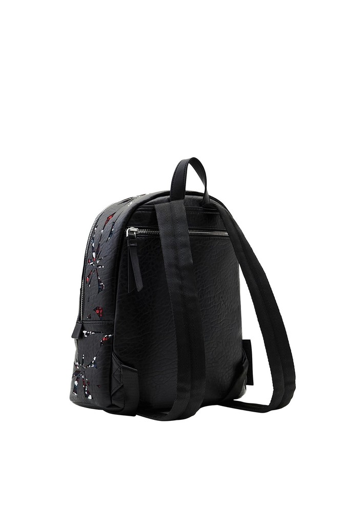 Desigual Small Die-Cut Flower Backpack