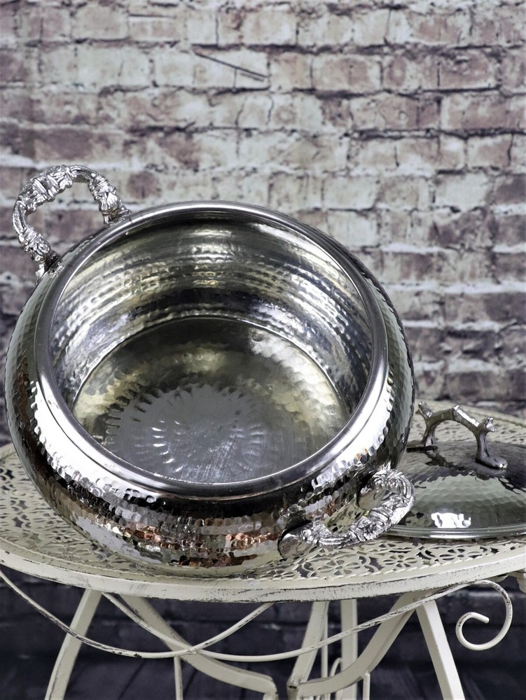 Copper Cooking Pot, Hand hammered Copper Pot Set, Copper Cookware, Copper Casser