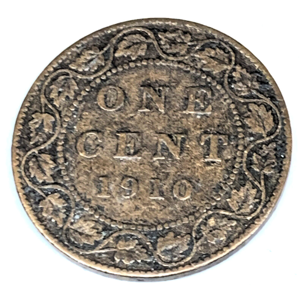 # C8459   CANADA     COIN,     LARGE CENT   1910