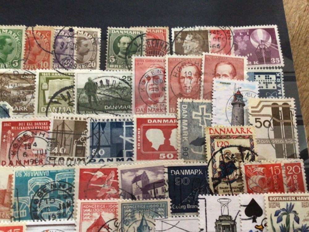 Denmark mounted mint or used stamps A12359