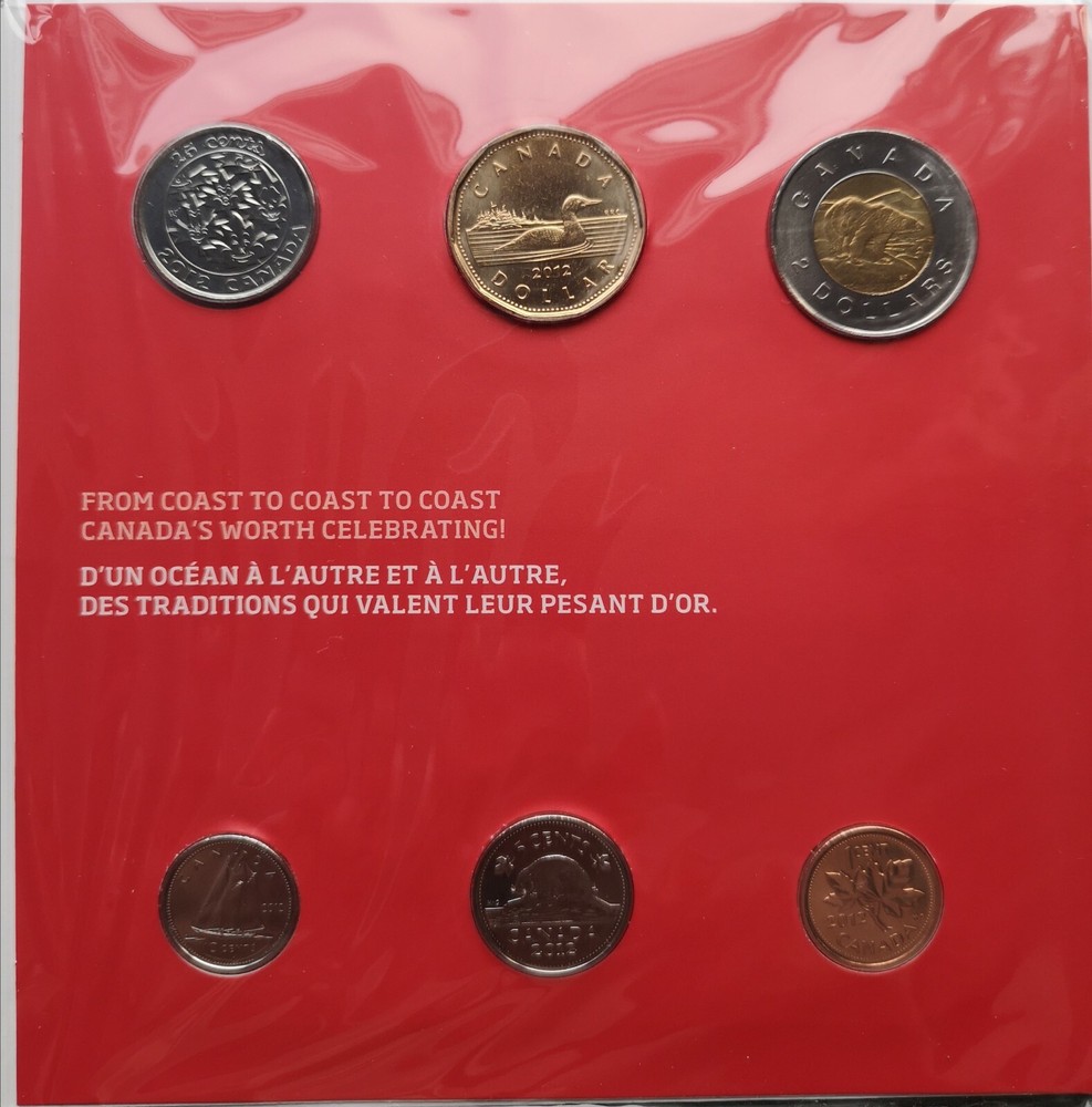 *** 2012 OH CANADA *** SEALED COINS SET *** SPECIAL QUATER ***