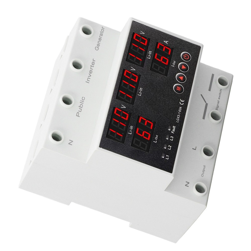 ´AC110V 3 Phase 4 Wire Automatic Transfer Switch 63A Changeover Switch Voltage