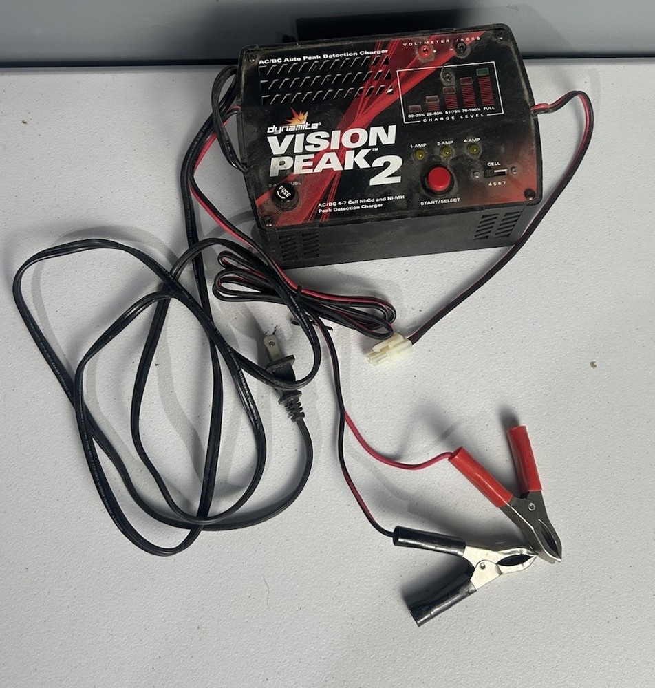 Dynamite Vision Peak 2 AC/DC Auto Peak Detection Charger Tested Box