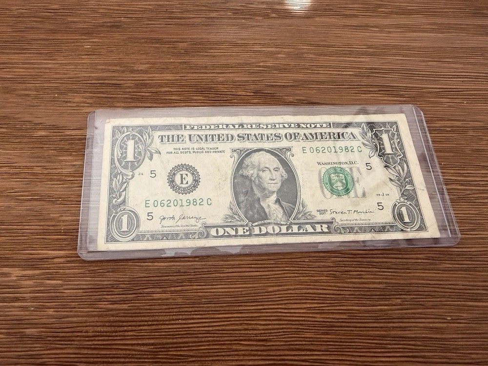 Dollar Bill Birthday Note 06-20-1982