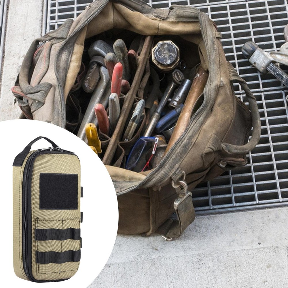 Small Tool Bag Utility Pouch Heavy Duty Multifunctional Tool Storage Organizer