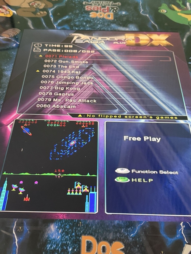 512 Classic Retro Games Cocktail Arcade