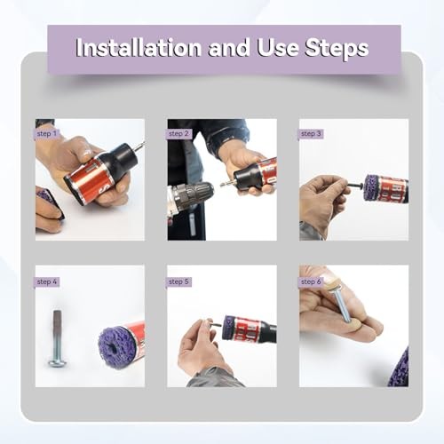 Stud Rust Removal Tool, Wheels Stud and Hub Cleaner Stud Rust Removal Tool