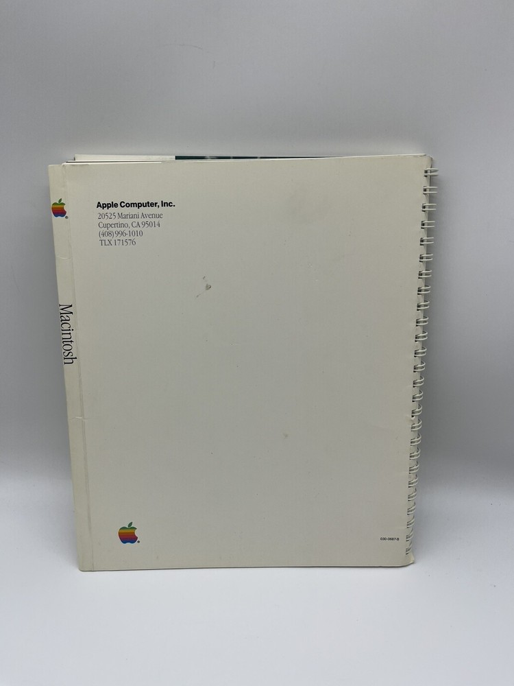 Apple Mac Macintosh Computer User Manual M1500 030-0687-B