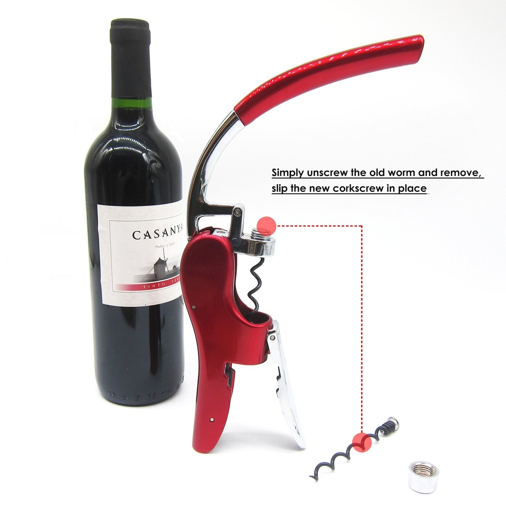 3 Pack Replacement Corkscrew Spiral/worm For And Utensils Wine Opener