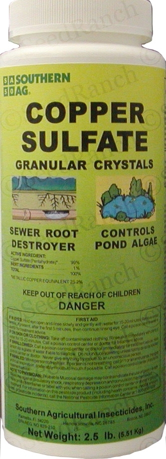 Copper Sulfate Crystals Bottle - 2.5 Lb