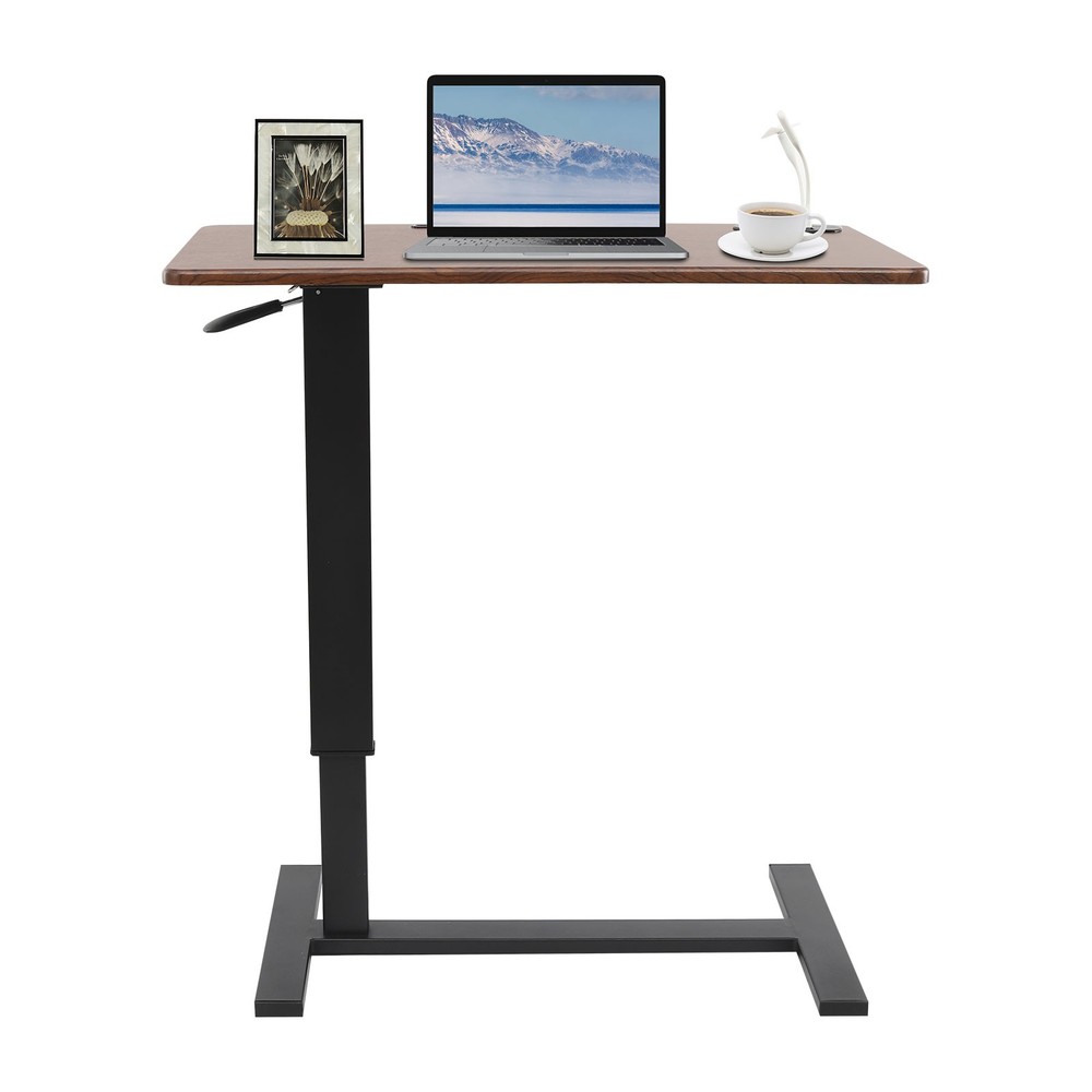 C-shaped Mobile Laptop Table, Mobile Bedside Table, Adjustable Side Table