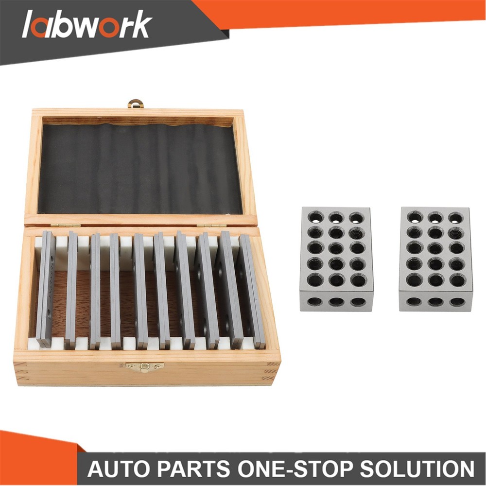 Labwork 1/8 X 4" 10 Pair Precision Parallel Set & Matched Pair of 1-2-3 Blocks