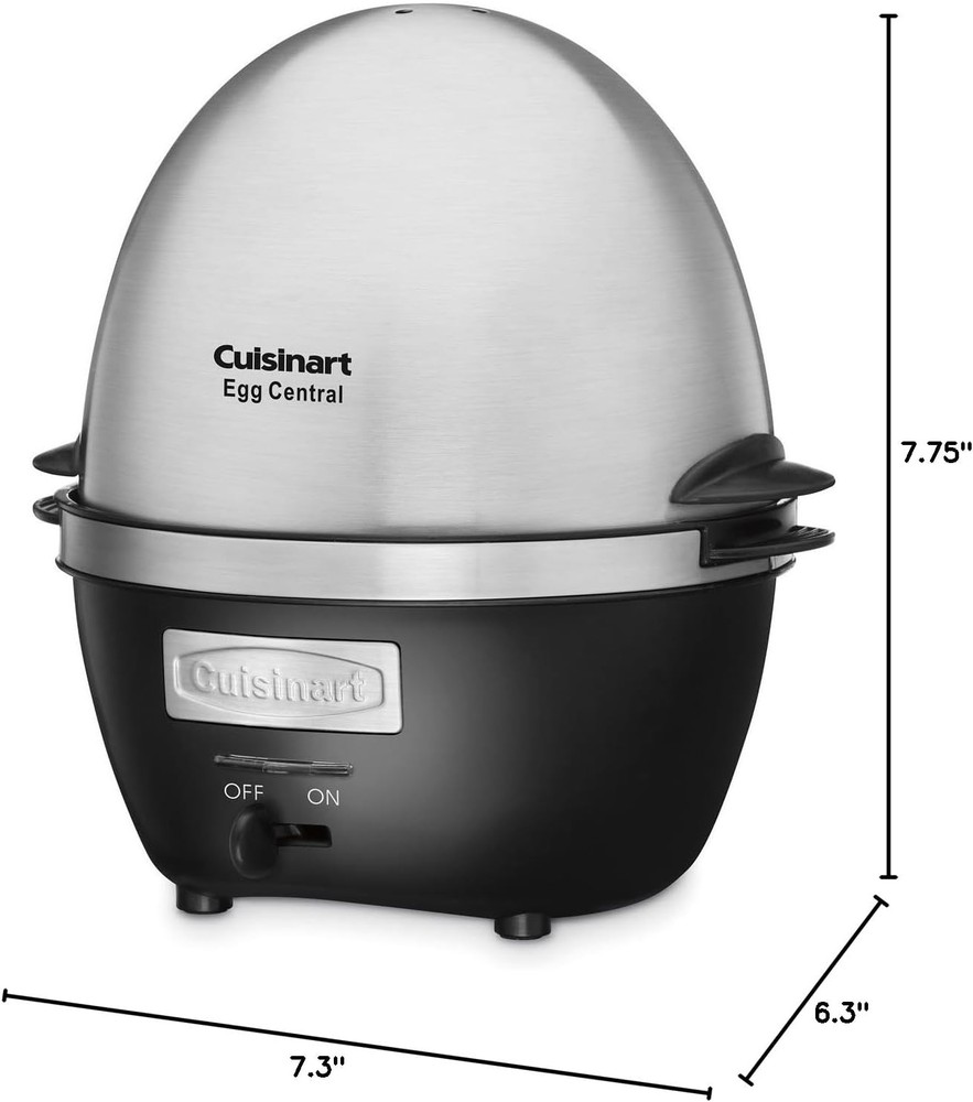 CEC-10 Egg Central Egg Cooker, Brushed Stainless Steel