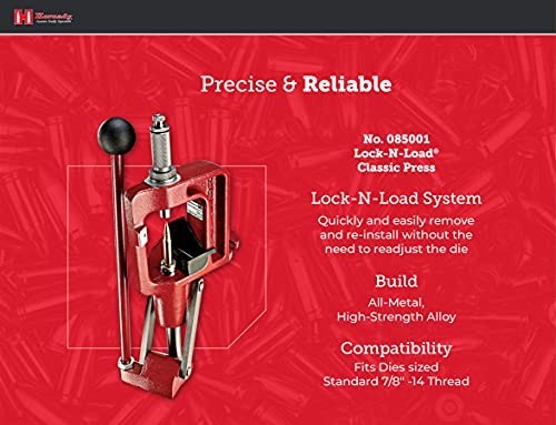 Classic Reloading Press Kit - Hornady Lock-N-Load, Precision Reloading Tools, Ea