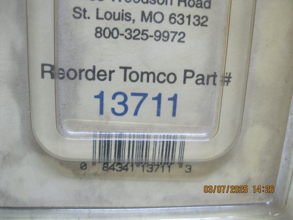Tomco 13711 Pass-Key Code Retrieval Key Tool