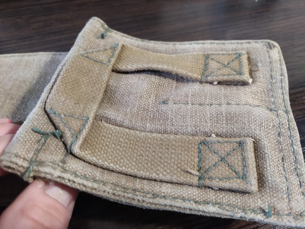 Vintage Soviet Army Military Belt Pouch Original Soviet Army