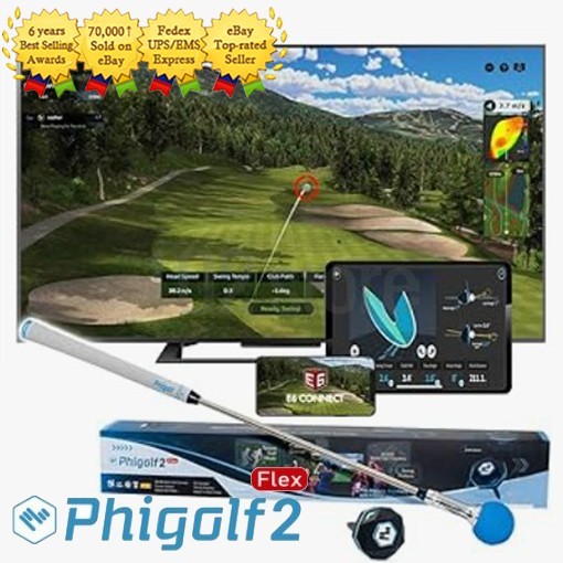 Phigolf2 Flex Home Golf Simulator WGT E6PHG-200[Ugrade]-Express/No Tariff In US