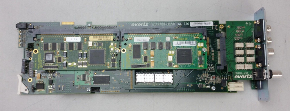 Evertz 7746FS-EAES8-DD-AC3E-HD Frame Synchronizer w/ Back Panel