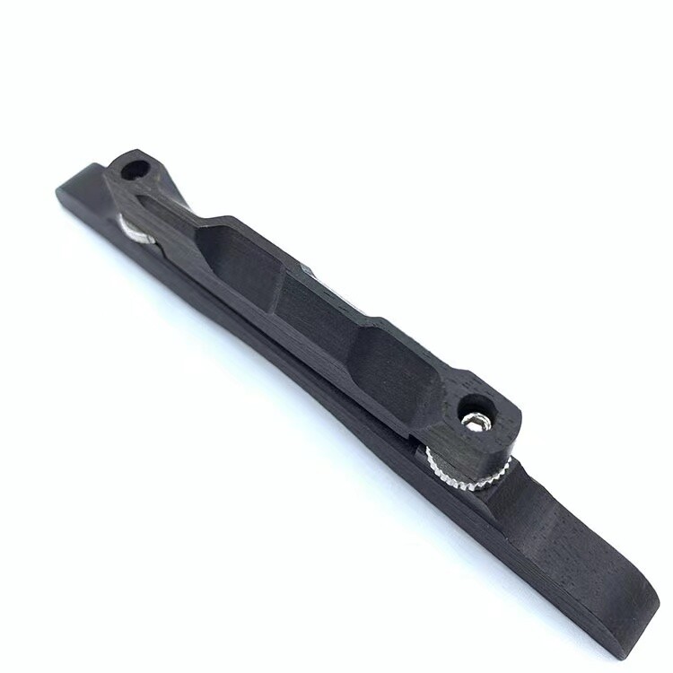 5x Mandolin Bridge Ebony Adjustable Black Luthier Nut Saddle
