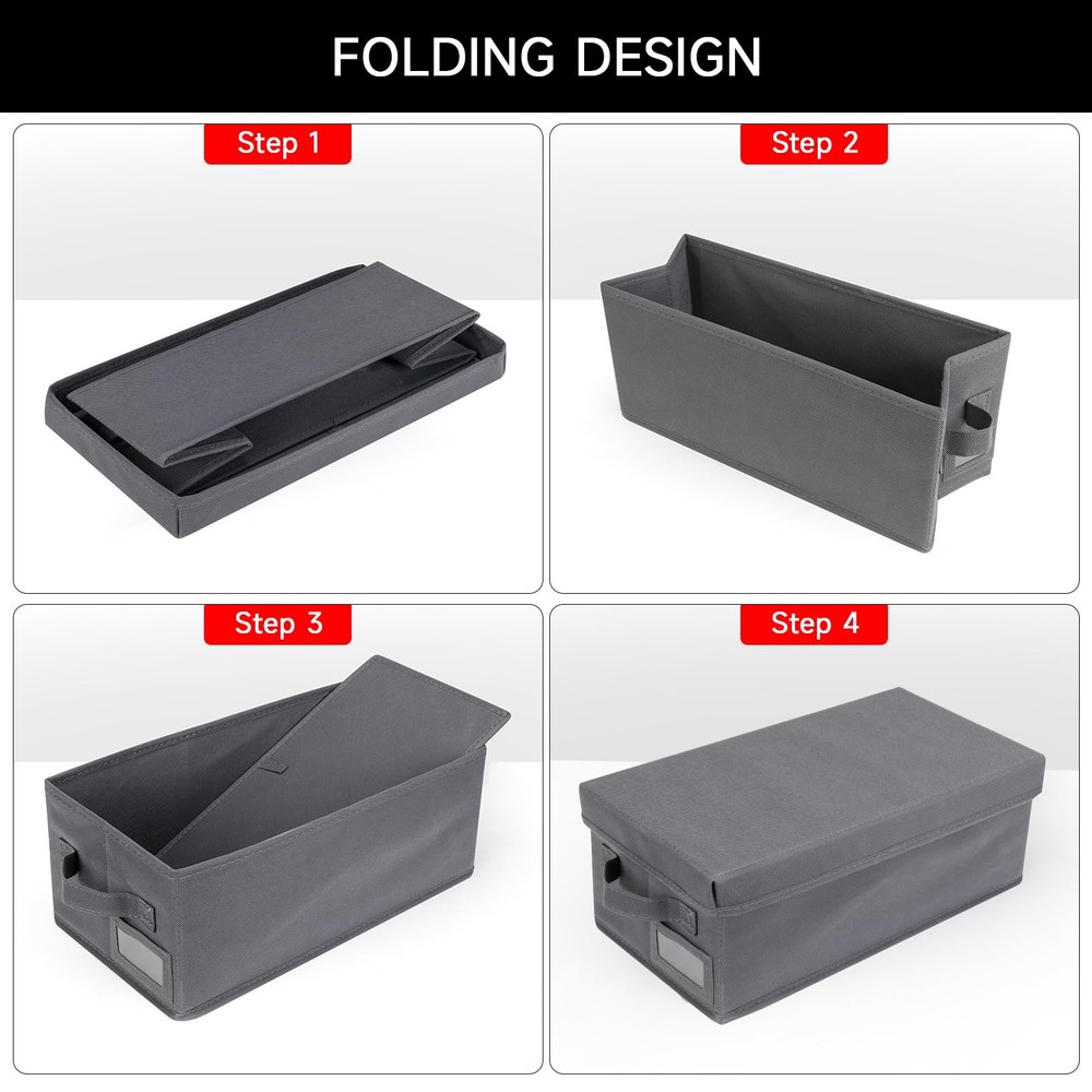 Upgrades DVD Storage Box - Perfect DVD Case Storage Solution, Stackable DVD Orga