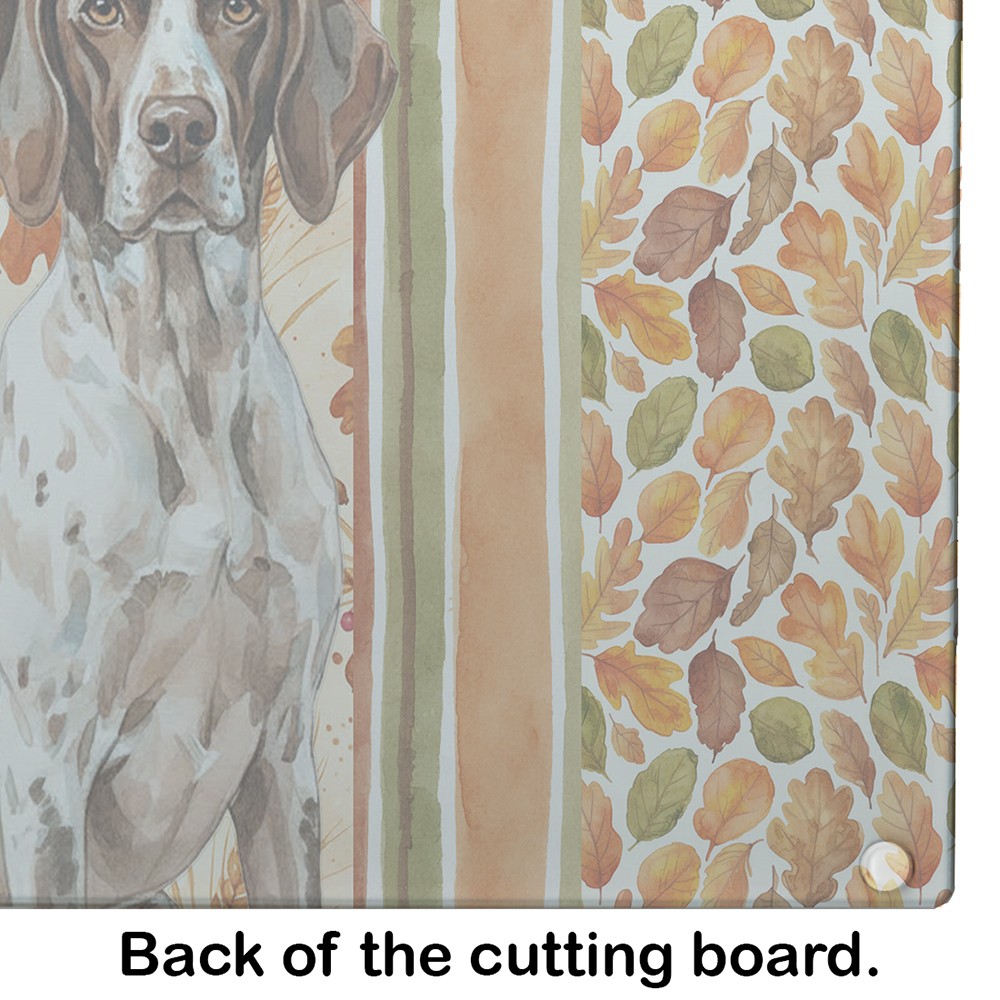 German Shorthaired Pointer Fall Glass Cutting Board WDK7848LCB