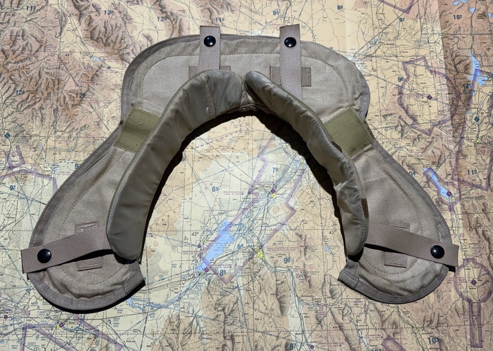 DCU Camouflage Yoke And Collar Neck Protector Fragmentation Soft Armor / Medium